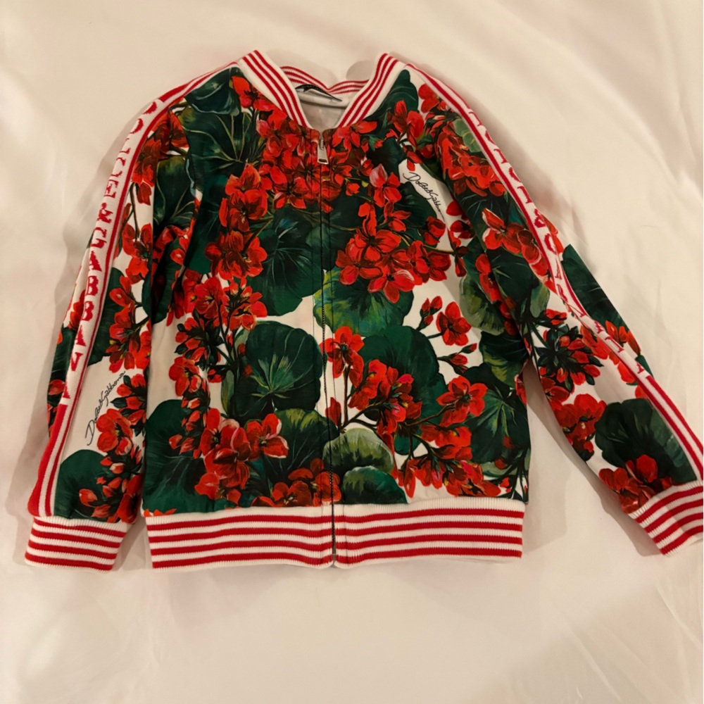 Dolce & Gabbana kids Red Floral Jacket